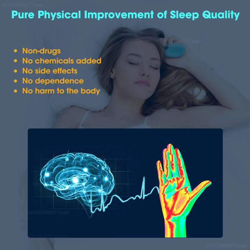 Handheld Sleep Aid Device USB Rechargeable Relieve Fatigue Alleviate Nighttime Anxiety Relax Your Body Pressure Relief