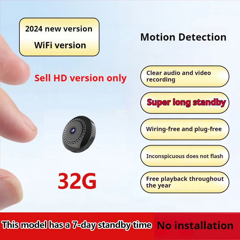 A brand only sells super high-definition small camera wireless monitor home wifi remote mobile phone 360-degree panoramic conversational intercom with voice mini portable photography indoor home set connected to smart plug-in