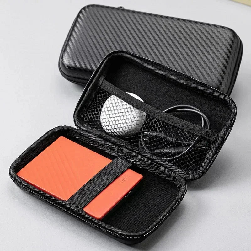 Hannord Portable Storage Bag Eva Hard Disk Case Mobile Charger Data Cable Storage U Disk SSD Charger Protable Storage Box