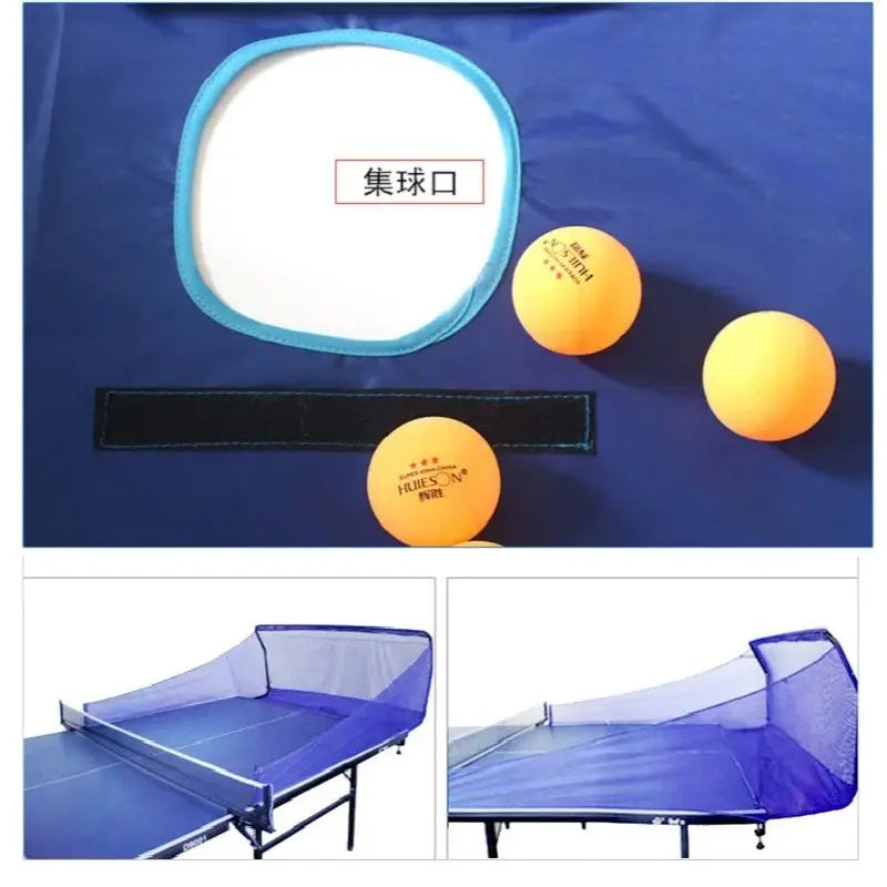 Table Tennis Training Ball Collector Easy Table Fix Ping Pong Balls Collector