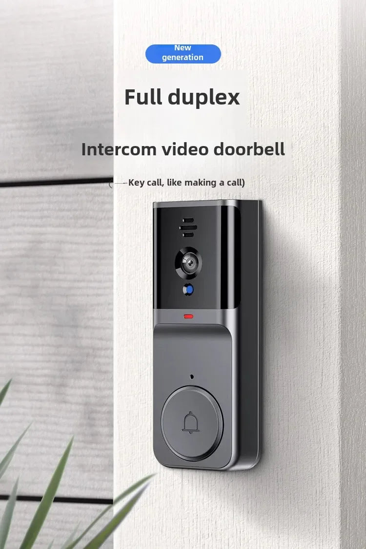 M16A 1080P wireless waterproof video doorbell 4.3-inch IPS screen Infrared Night vision doorbell Family Apartment 2.4G camera