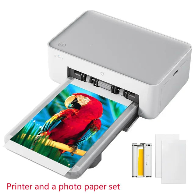 Xiaomi Mijia Mi Photo Printer 6-inch High-Definition Auto Film Multi-size ID Photos Smart Printer Wireless Phone Photo Printer