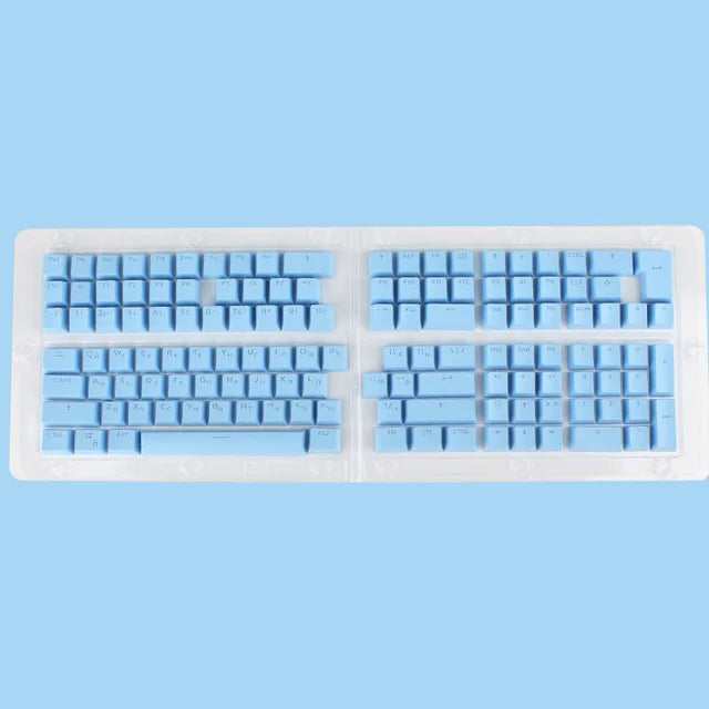 132 Keys Translucent Keycap Korean Keycap Hangul ABS Keycaps Set PBT OEM Profile For Gaming Mechanical Keyboard for MX Switch