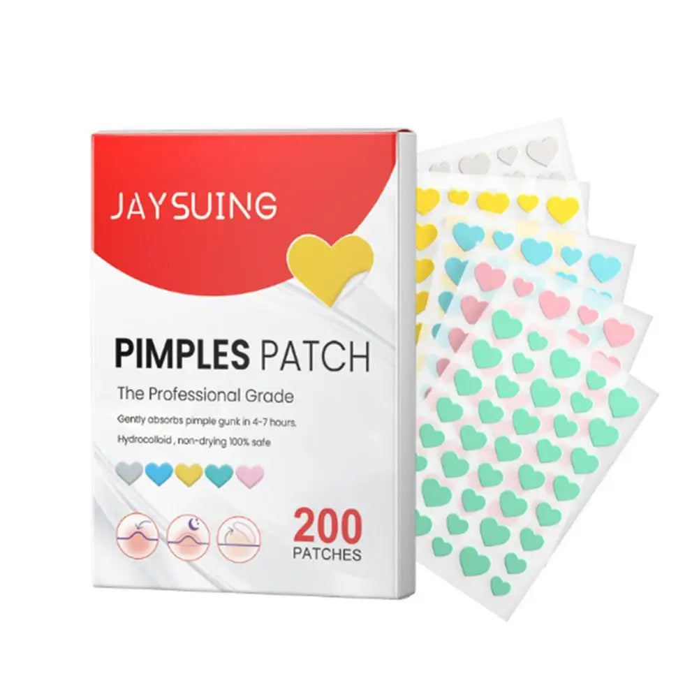 200pcs Star Pimple Patch Acne Invisible Acne Removal Stickers Originality Concealer Face Spot Beauty Skin Care Makeup Tools