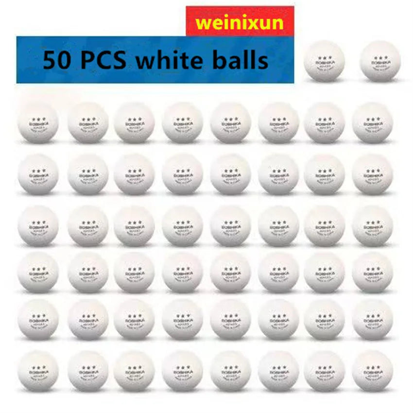 New 3-star Table Tennis Balls New Material A40 High-elastic Durable Training Table Tennis Bals Ping-Pong Balls