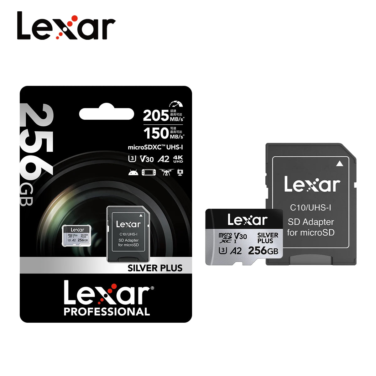 Original Lexar 1066x Memory Card 512GB 256GB 128GB 64GB SDXC Class 10 Up to 160MB/s Micro SD Card A2 U3 V30 TF Card for Phone