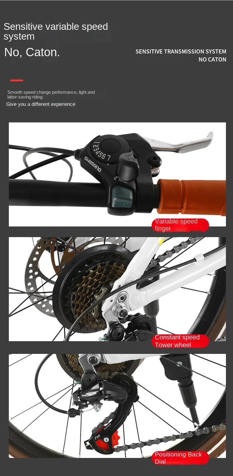 Aluminum Alloy Folding Frame 22 Inch Outdoor Portable Disc Brake Shock Absorber Adult Variable Speed Student Bicycle Camping