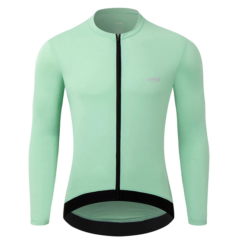 JEPOZRA Cycling Jersey Long Sleeve Summer Pro Aero Slim Fit Long Sleeves Cycling Jersey Men Women Breathable Man Cycling Maillot