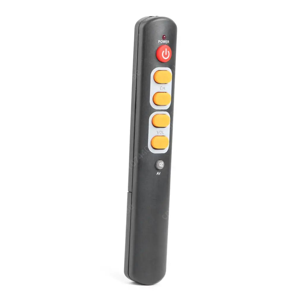 1/2PCS Universal 6 Key Learning Remote Control Big Yellow Button Copy Infrared IR Remote Controller For TV Box STB HIFIAmplifier