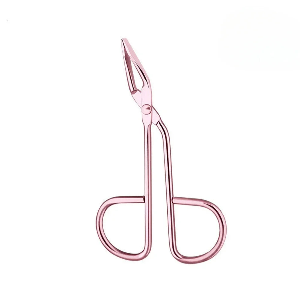 Scissor Shaped Eyebrow Tweezers Flat Head Eyelash Tweezer Fine Hairs Puller Eye Brow Clips Nose Hair Removal Beauty Makeup Tools