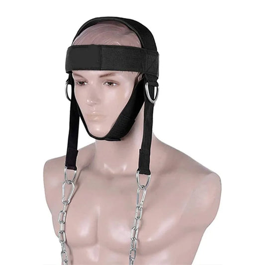 Head Neck Training Head Harness Body Strengh Adjustable Exercise Strap Neck Muscle Power Training Gym Fitness Weight Bearing Cap