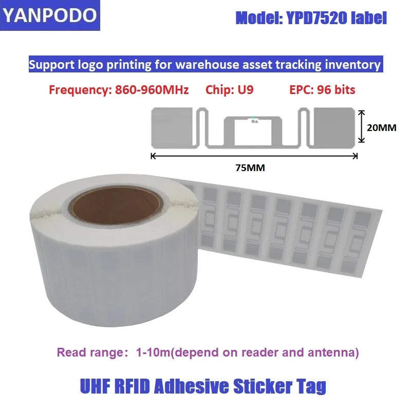 قارئ وكاتب RFID UHF لسطح المكتب ISO18000 6C 6B بتردد 860 ميجا هرتز إلى 960 ميجا هرتز لنسخ البطاقات واستنساخ EPC GEN2 مع تطوير SDK