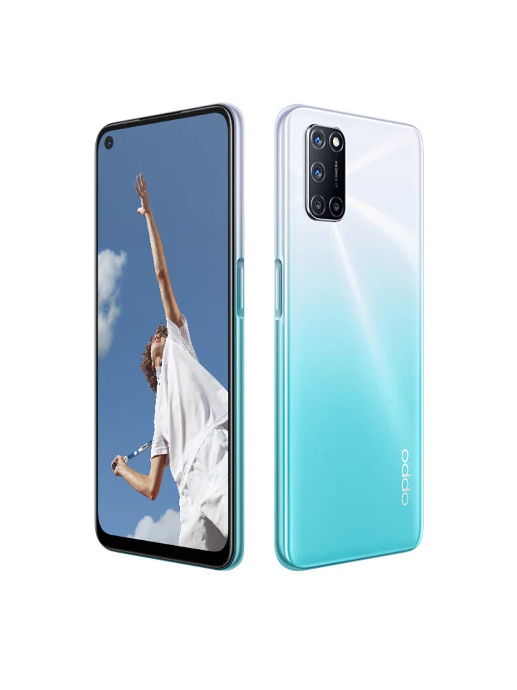 OPPO A92 LTE GSM Unlocked 6.5" 12MP Quadruple camera (Dual SIM)((Snapdragon 665)(Black/Purple/Blue Global) 5000mAh used phone