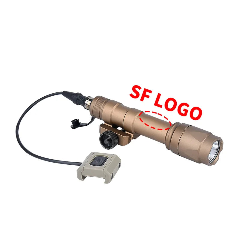 WADSN Tactical Surefir M600 M300 Airsoft Flashlight Scout Light modbutton switch Mlok Keymod Rifle White LED Hunting Weapon Lamp