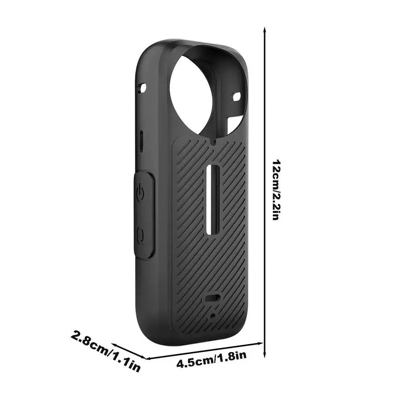 Action Camera Silicone Protection Soft Lens Protective Case Silicone Protective Case For Insta 360X4 Camera Lens Protection