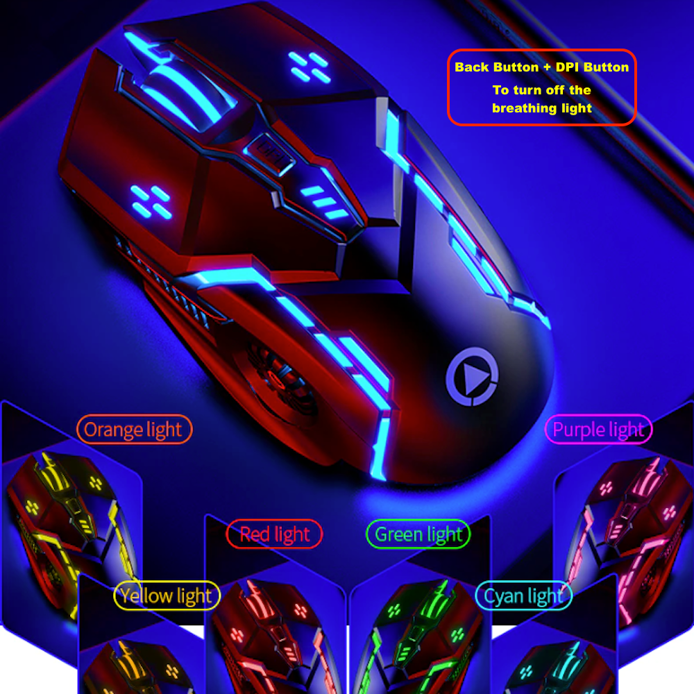 Dragon 6 Buttons 3200 DPI Gaming Mouse - Smart Shopper