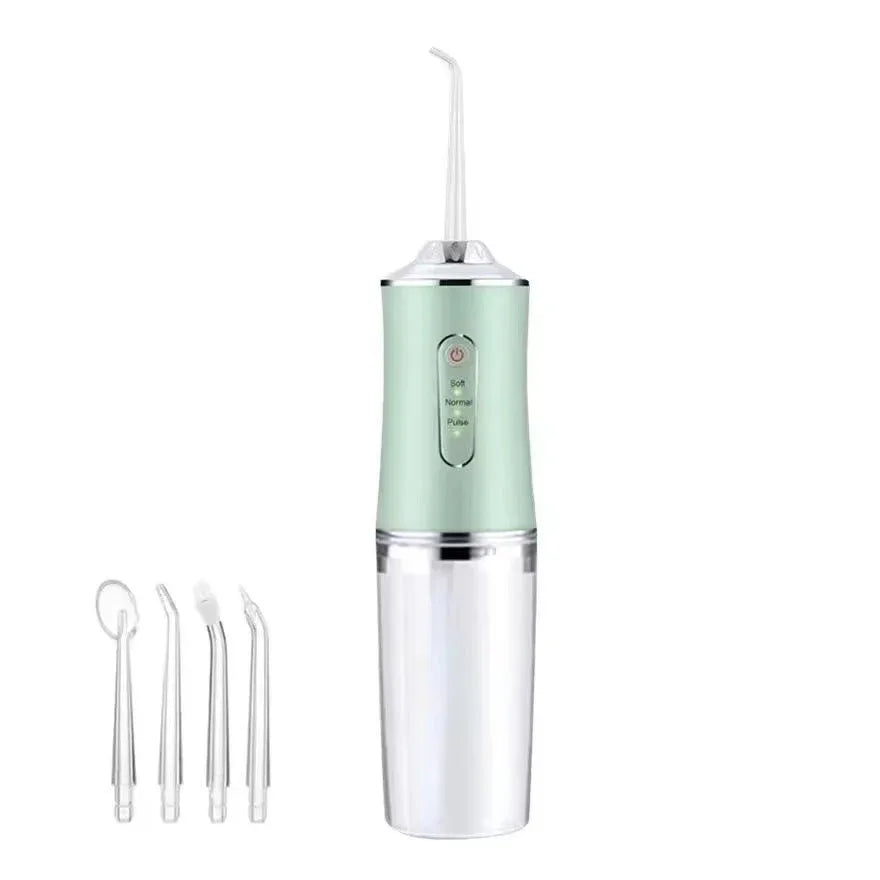 Xiaomi 220ml Oral Irrigator Water Flosser Rechargeable Water Flosser Toothpick Mouthwash Machine 4 Nozzles Jet Tip 3 Modes IPX7