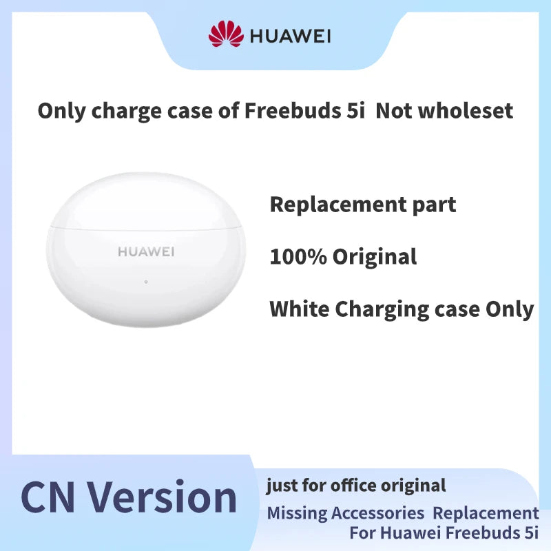 100% Original Part Replacement For Huawei FreeBuds 5i Wireless Bluetooth Headphone Single Left Right Or Charging Case Part