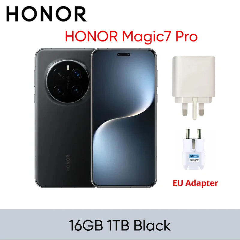 2025 NEW HONOR Magic7 Pro 5G Smartphone Snapdragon 8 Elite 6.8''120Hz LTPO Display 100W Charge Global Version HONOR Magic 7 Pro