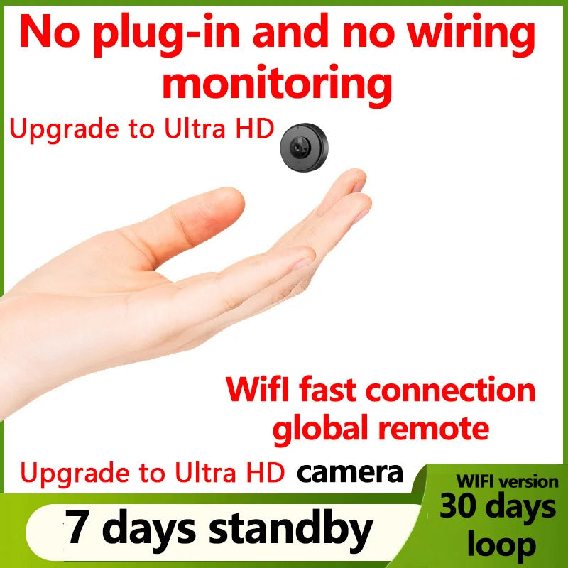 A brand only sells super high-definition small camera wireless monitor home wifi remote mobile phone 360-degree panoramic conversational intercom with voice mini portable photography indoor home set connected to smart plug-in