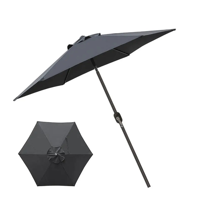 2/2.7/3M Parasol Sunshade Umbrella Cover UV Protection Waterproof Outdoor Canopy Replaceable Cloth Without Stand