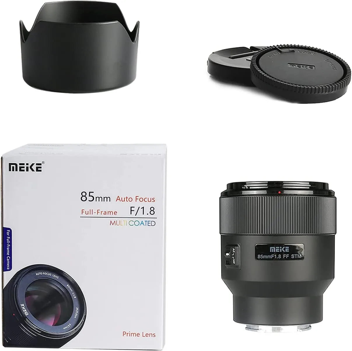 【Do Brasil】Meike 85mm F1.8 for Sony E mount Auto Focus Medium Telephoto STM Stepping Motor Full Frame Portrait Lens