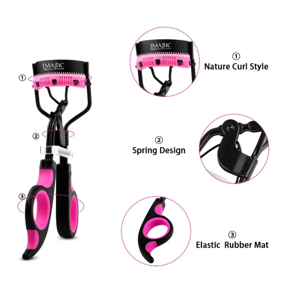 1pc  Woman Eyelash Curler Clip Lash Curler Lash Lift Tools Beauty Eyelashes Makeup Tools  Cosmetic Makeup Accessories Rose Black