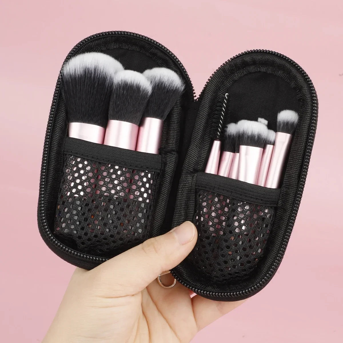 10Pcs Mini Makeup Brush Set Powder Eyeshadow Foundation Blush Blender Concealer Beauty Makeup Tools Brush Professional