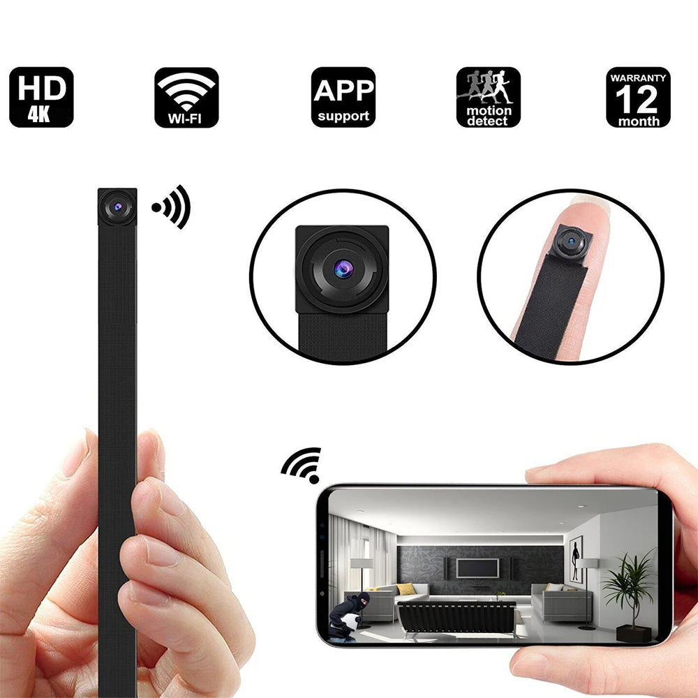 MIni Camera WiFi 4K Ultra HD 1080P Micro diy Module Camera Video mini Portable Remote Control Body Cam espia and recording APP