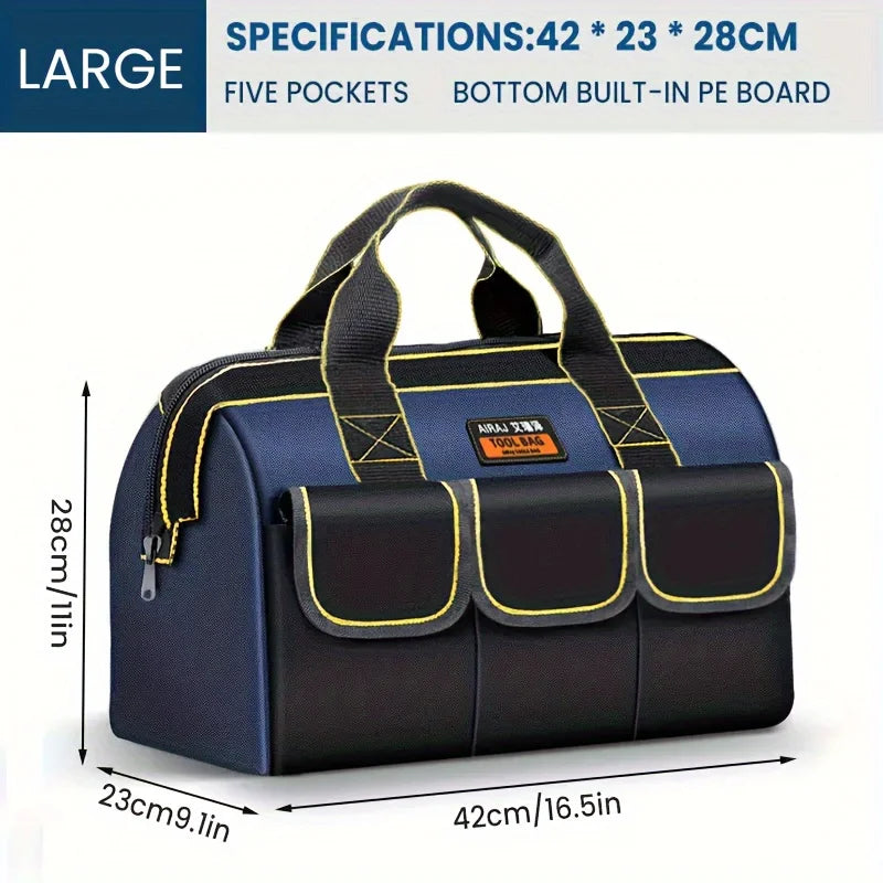 AIRAJ 1680D Multifunctional Tool Bags  Oxford Cloth Electrician Bags Waterproof and Wear-Resistant High Capacity Storage Bags