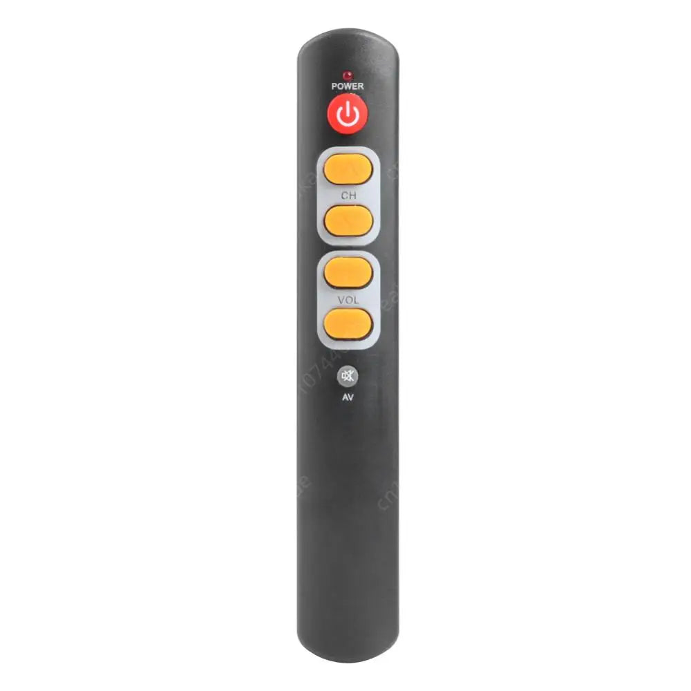 1/2PCS Universal 6 Key Learning Remote Control Big Yellow Button Copy Infrared IR Remote Controller For TV Box STB HIFIAmplifier