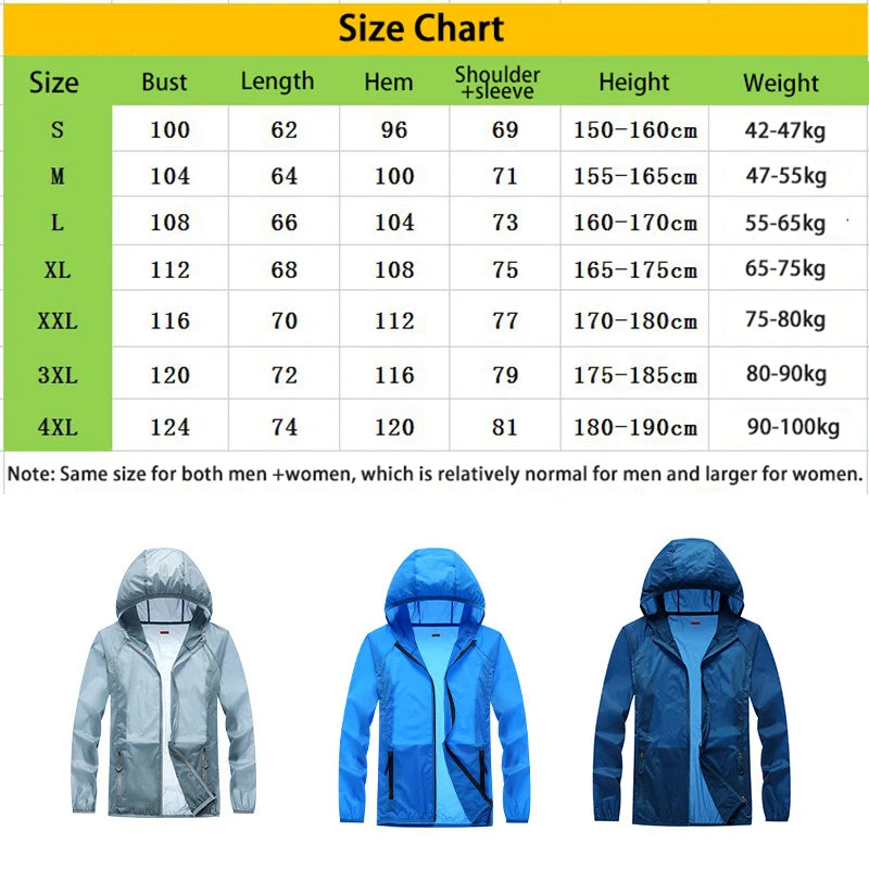 Sun Protection Clothing Men Women UV Protection Breathable Hooded Jacket Outdoor Riding Trekking Camping Hiking Fishing Jersey