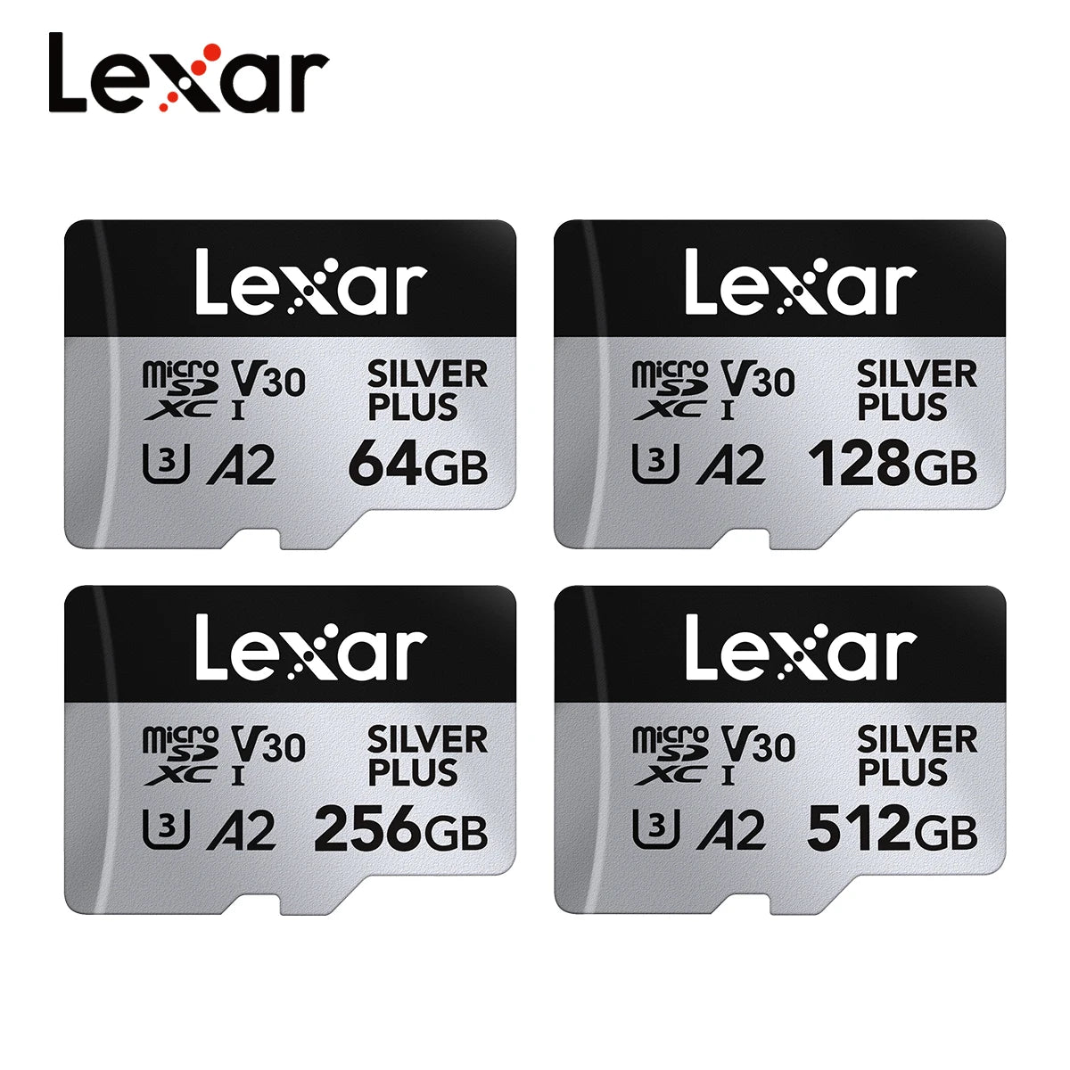 Original Lexar 1066x Memory Card 512GB 256GB 128GB 64GB SDXC Class 10 Up to 160MB/s Micro SD Card A2 U3 V30 TF Card for Phone