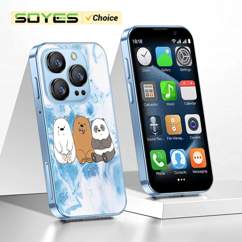 New SOYES XS18 Pro 3.0" Mini Smartphone 2GB RAM 16GB ROM Android 9.0 Face Recognition Dual SIM Dual Standby 3G Network