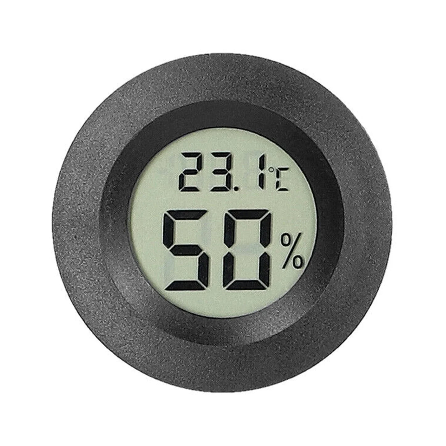 1PC Mini Round Electronic Thermometer Hygrometer Indoor Digital LCD Hygrometer Temperature Humidity Meter Household Merchandises