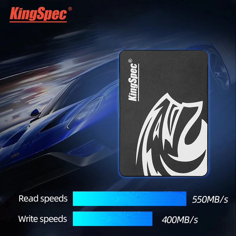 "KingSpec SATA3 SSD | 60GB to 1TB Internal 2.5'' Solid State Drive | High-Speed & Reliable Storage Solution"