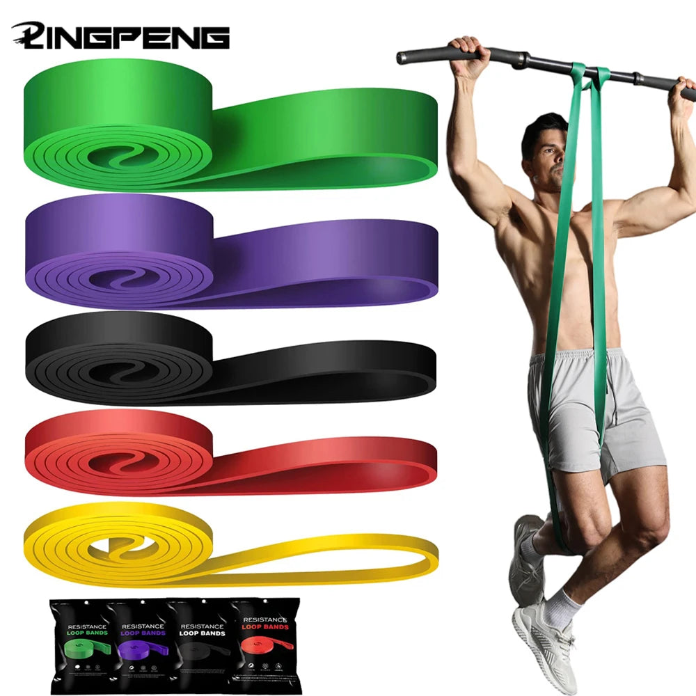 20~230lbs Heavy-Duty Resistance Band Agility Training Workout Gym Equipment Yoga Pilates Accessories Rubber Band Home Gym