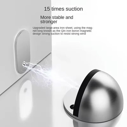 Magnet Door Stops Stainless Steel Door Stopper Doors Holder Home Improvement Hidden Doorstop Furniture Hardware