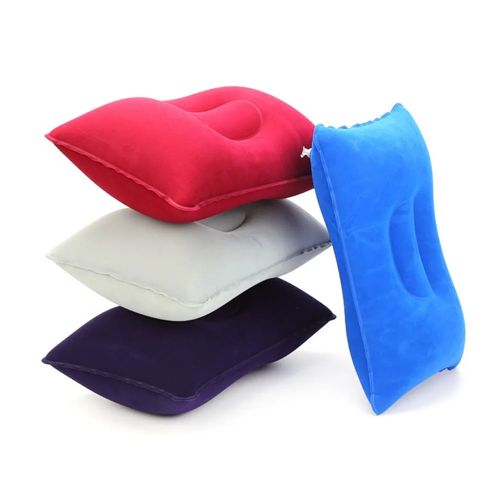 Camping Inflatable Pillow Ultralight Sleeping Pillow for Travel Outdoor Hiking Folding Portable Air Cushion Pillow Camp Supplies