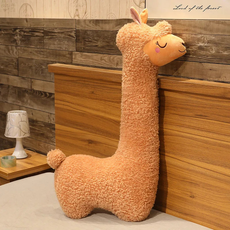 Kawaii Alpaca Plush Toy Soft Stuffed Animal Alpaca Lamb Doll Pillow Sofa Cushion Room Decoration Cute Peluche Birthday Gift