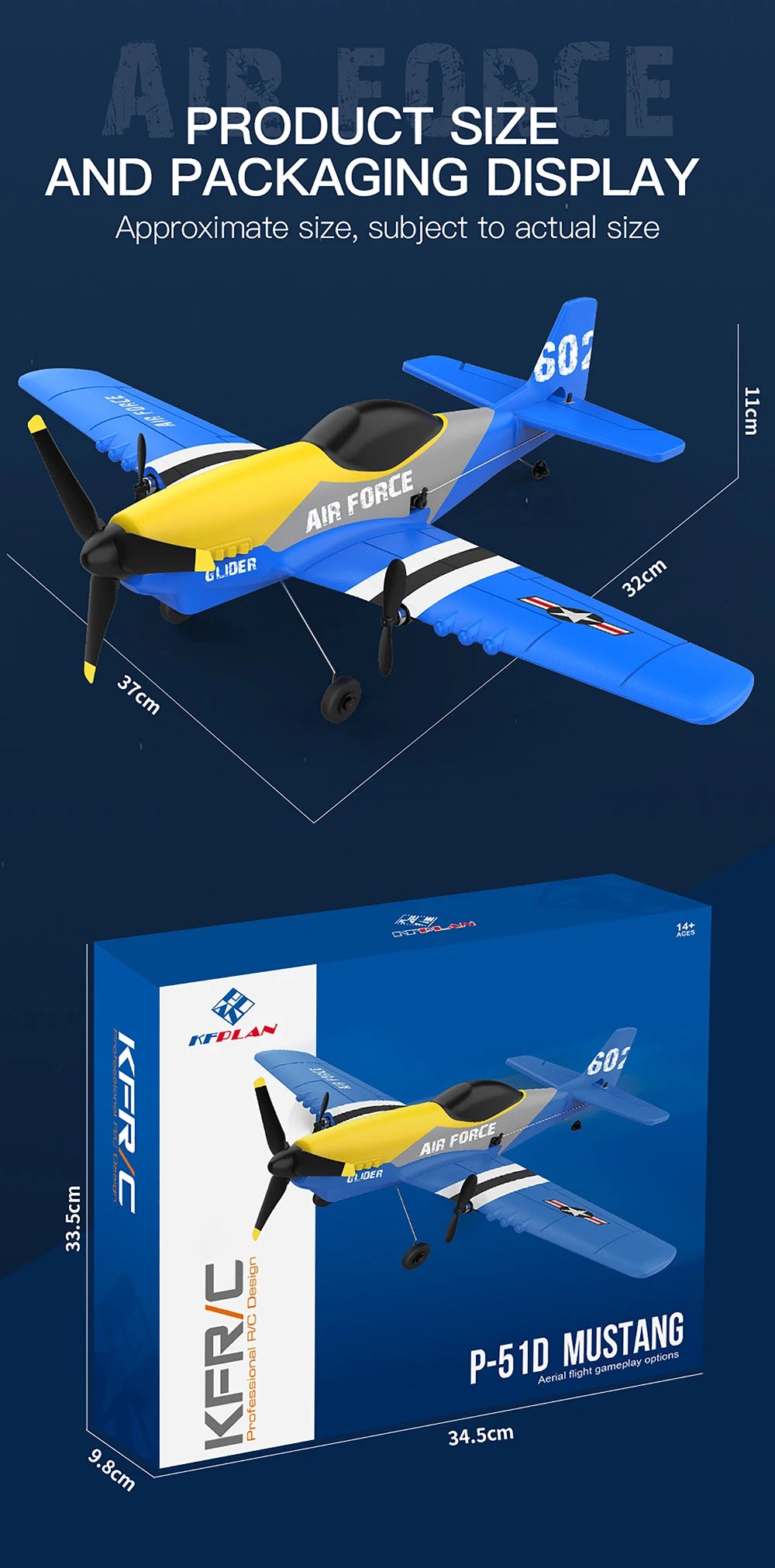 New RC Plane KF602 Professional 2.4G Radio Remote Control Airplane EPP Foam Aircraft Glider Flying Model Toys For Children Gifts