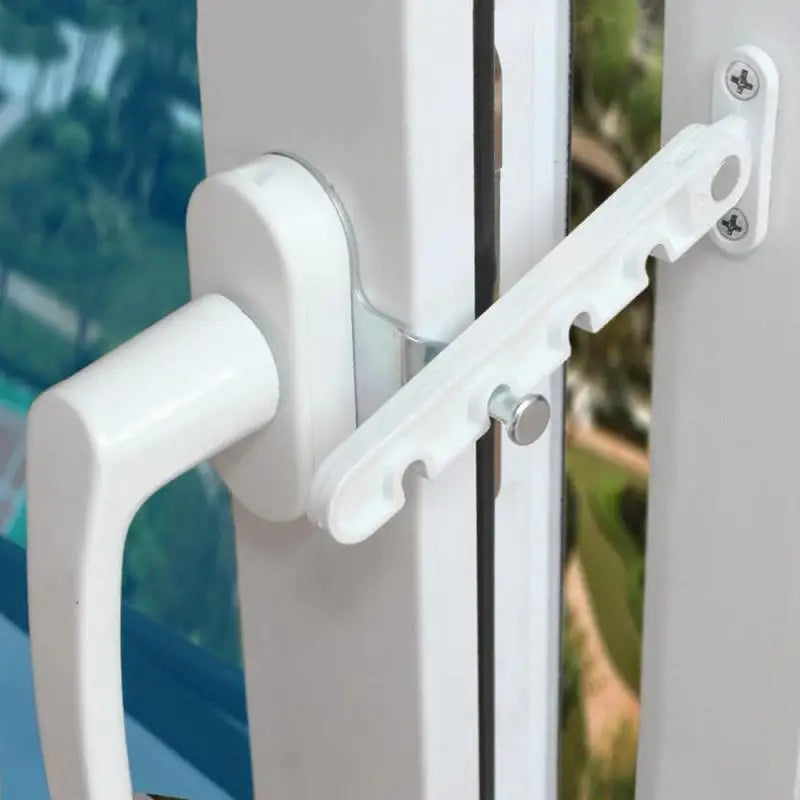 Child Safety Protection Position Stopper Window Limiter Casement Wind Brace Home Security Door Windows Sash Lock