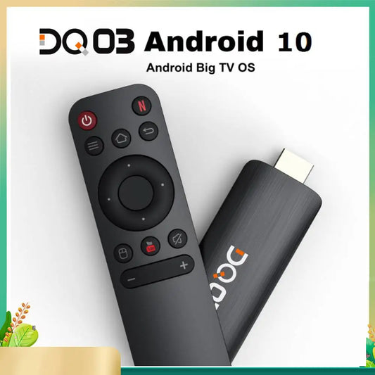 VONTAR DQ03 Mini TV Stick Android 10 QuadCore 1G8G  2G16G Support 4K@60fps HDR10+ 2.4G&5.8G Dual Wifi TV BOX Android 10.0