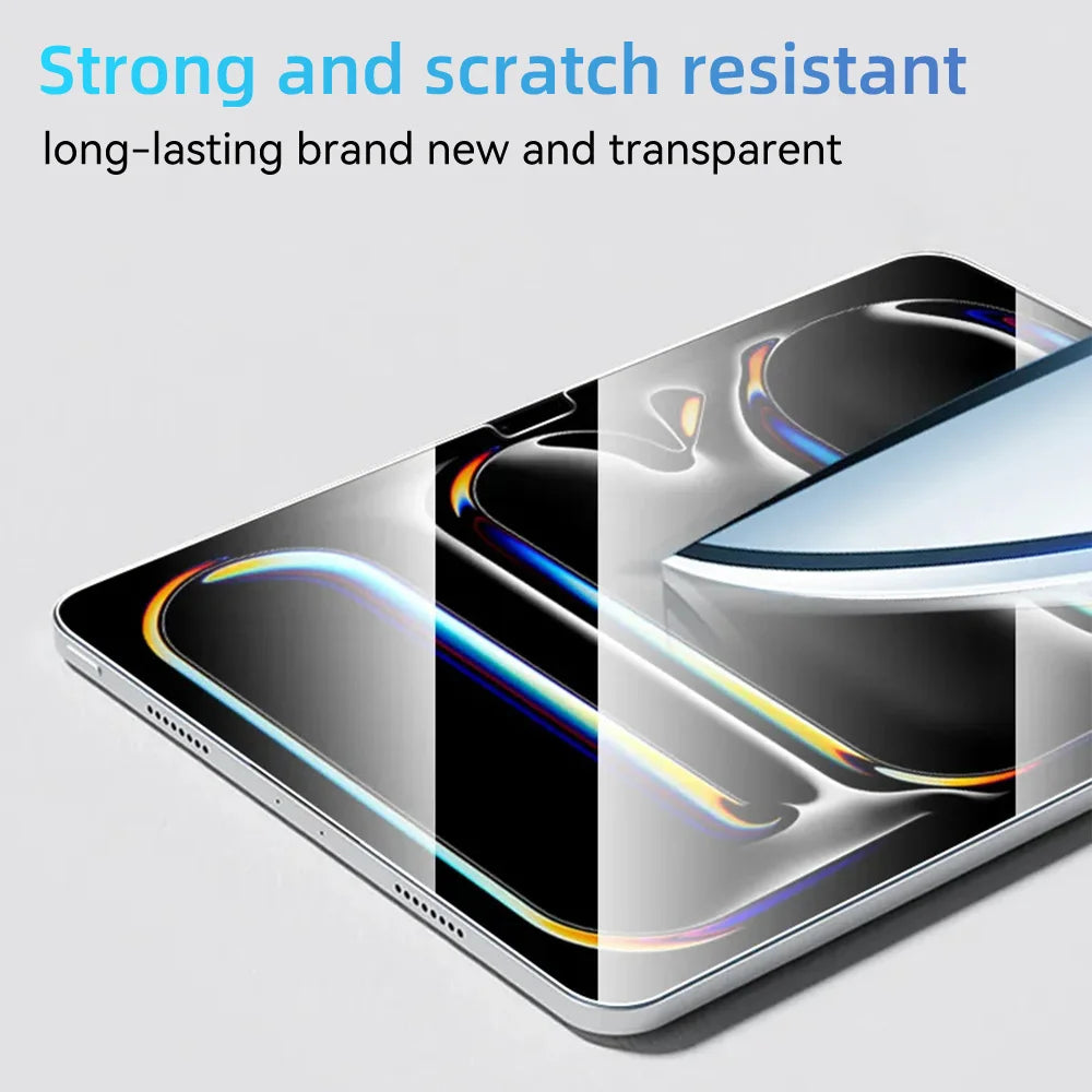 2Pcs Tempered Glass Screen Protector For Ipad Pro 13 12.9 11 6th M4 M2 Air 6 5 4 3 2 1 9th 10th Gen Mini 6 7 10.9 10.2 9.7 Film