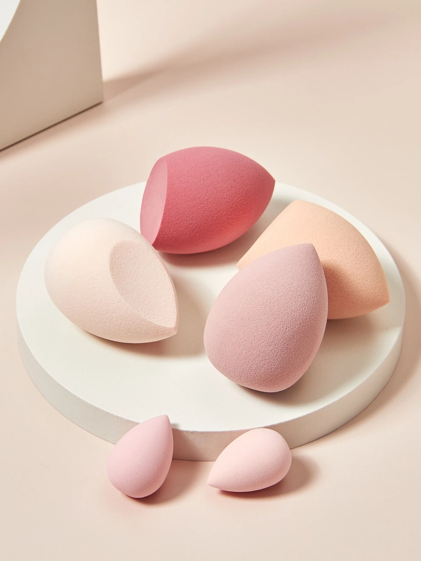 6 件套 Cosmetic Puff Set Beauty Egg Wet and Dry Dual-Use Gourd Egg Makeup Foundation Sponge Air Cushion Puff Soft Makeup Tools