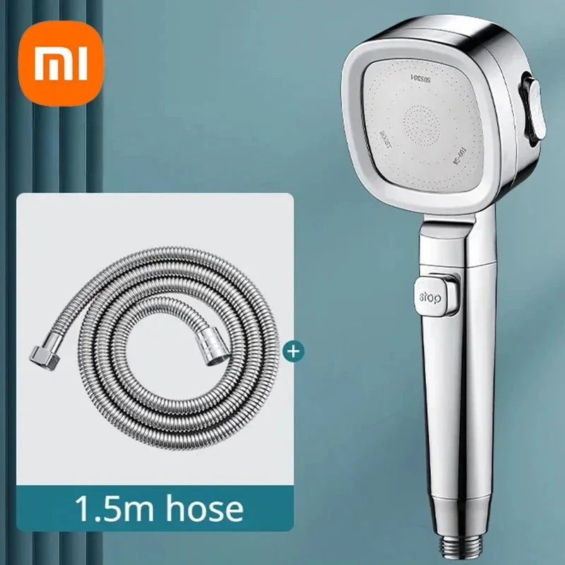 Xiaomi High Pressure Shower Head Water Saving 3-Modes Shower Heads Hanging Adjustable Water Massage Sprayer Bathroom 2025 New