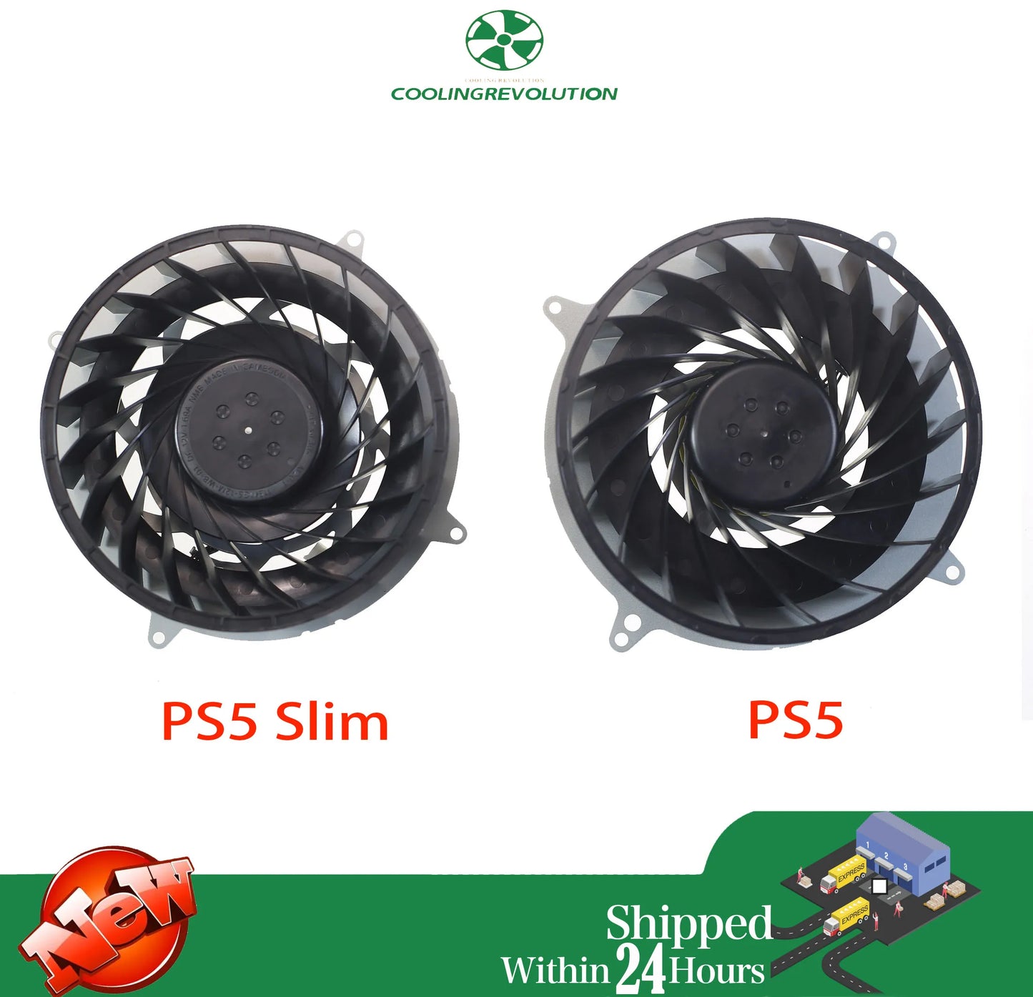 Cooling Fan Internal Fan Single Acting Cooling Fan for Sony PlayStation 5 PS5 PS5 Slim Host 1154GS-12M WB-01 12047GS-12N-WB-0