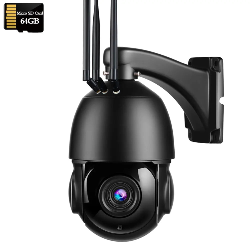 RU.Sony415 4K 8MP 3G 4G SIM Card Wireless Security IP Cam Wifi PTZ Dome 30X Auto Zoom 5MP POE Two Way Audio Human Tracking