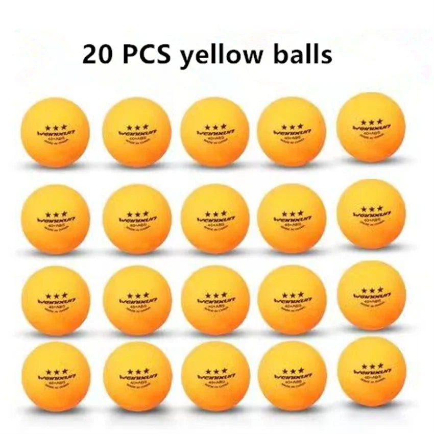 New 3-star Table Tennis Balls New Material A40 High-elastic Durable Training Table Tennis Bals Ping-Pong Balls