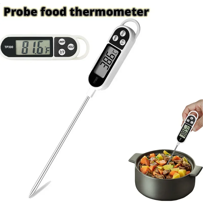 Food Thermometer TP300 Digital Kitchen Thermometer For Meat Cooking Food Probe BBQ Electronic Oven Kitchen Tools Portable